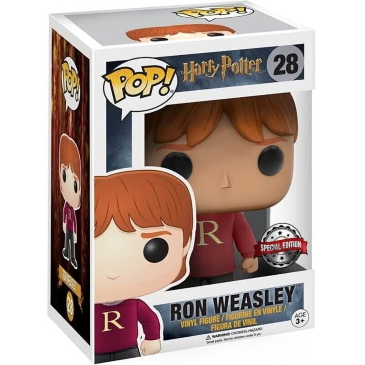 Harry Potter - Ron Weasley [in Sweater] (Special Edition) #28 - Funko Pop! Vinyl Movies - Persona Toys