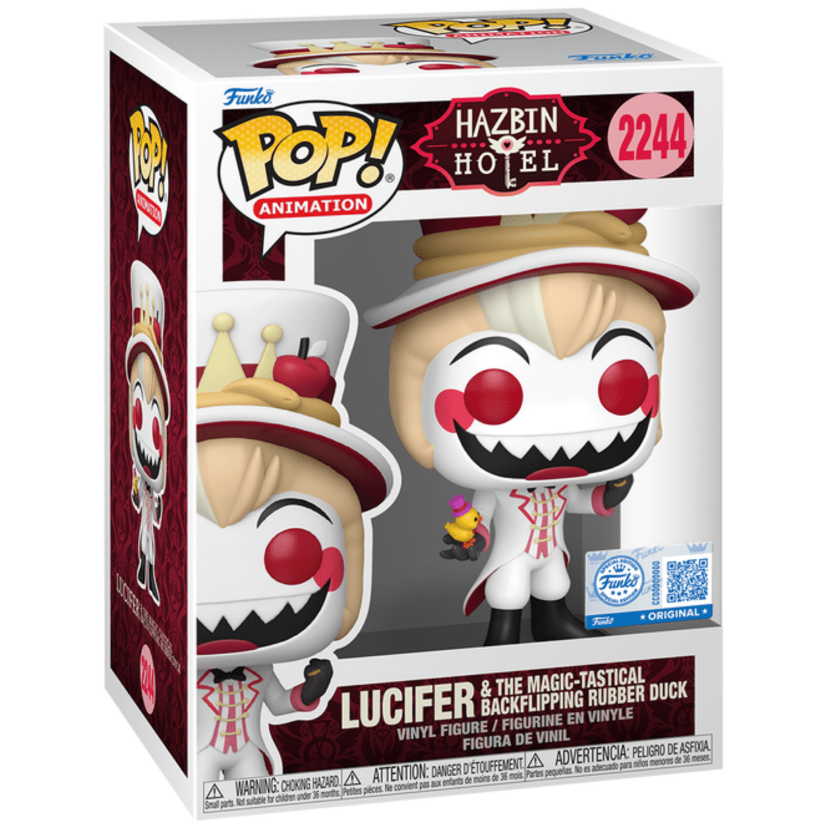 Hazbin Hotel - Lucifer & The Magic - Tastical Backflipping Rubber Duck (Special Edition) 2244 - Funko Pop! Vinyl Animation - Persona Toys