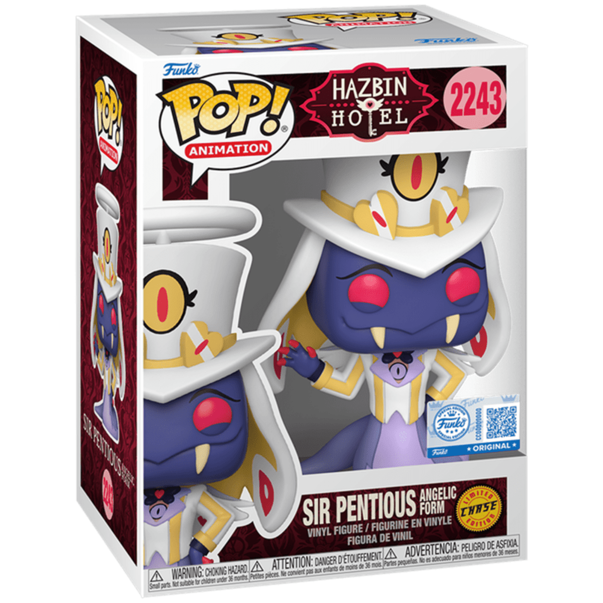 Hazbin Hotel - Sir Pentious [Angelic Form] (Chase) (Special Edition) 2243 - Funko Pop! Vinyl Animation - Persona Toys