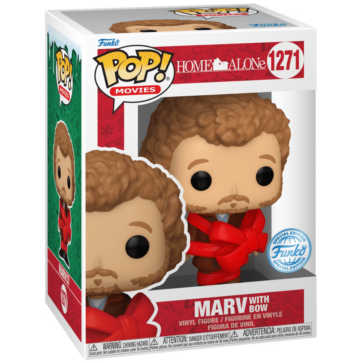 Home Alone - Marv with Bow (Special Edition) #1271 - Funko Pop! Vinyl Movies - Persona Toys