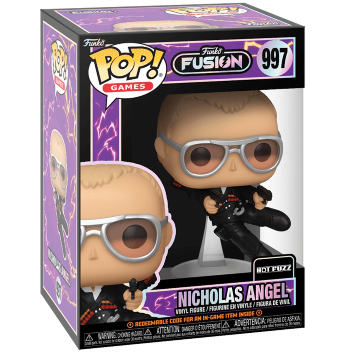 Hot Fuzz - Nicholas Angel [Funko Fusion] #997 - Funko Pop! Vinyl Movies - Persona Toys