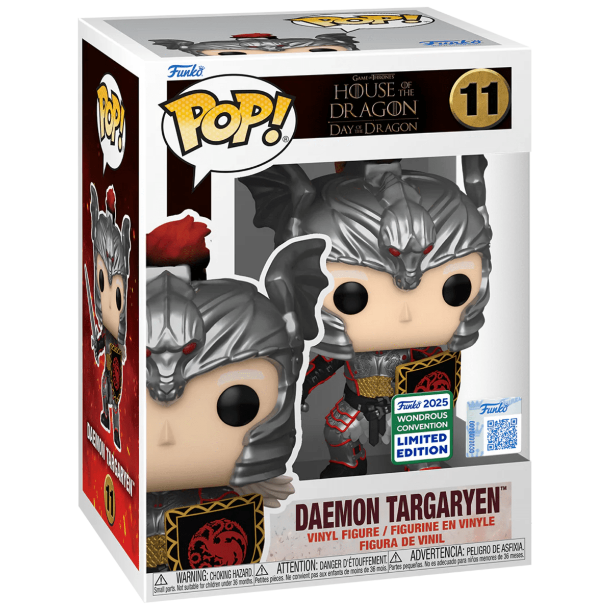 House of the Dragon - Daemon Targaryen [Day of the Dragon] (2025 Wondrous Convention Limited Edition) #11 - Funko Pop! Vinyl Television - Persona Toys