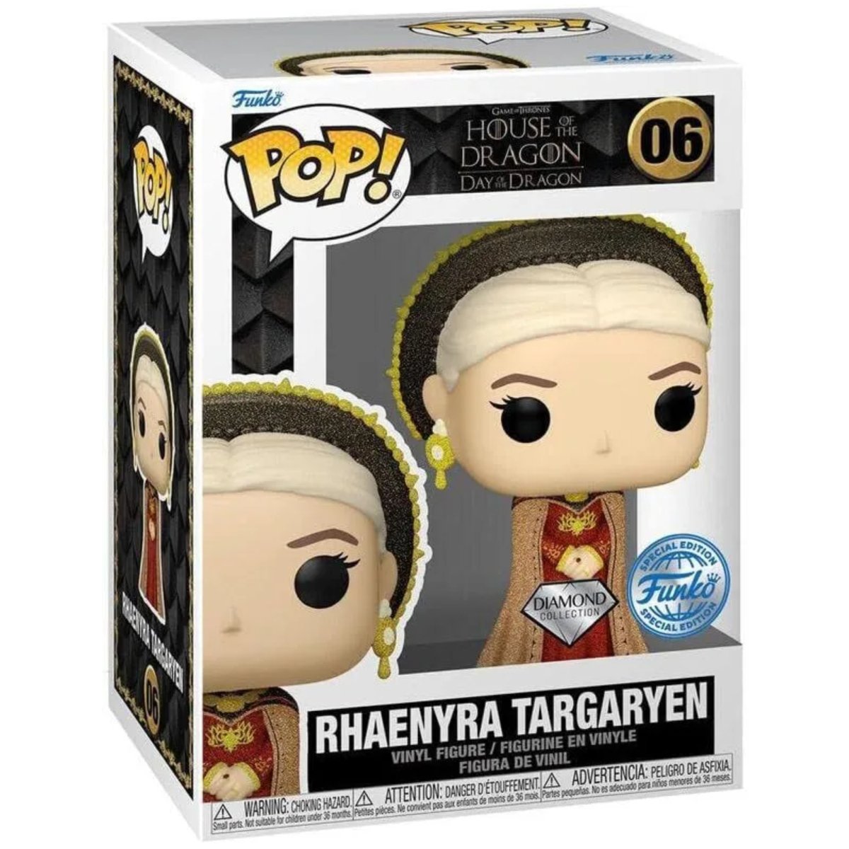 House of the Dragon - Rhaenyra Targaryen (Diamond Special Edition) #06 - Funko Pop! Vinyl Television - Persona Toys