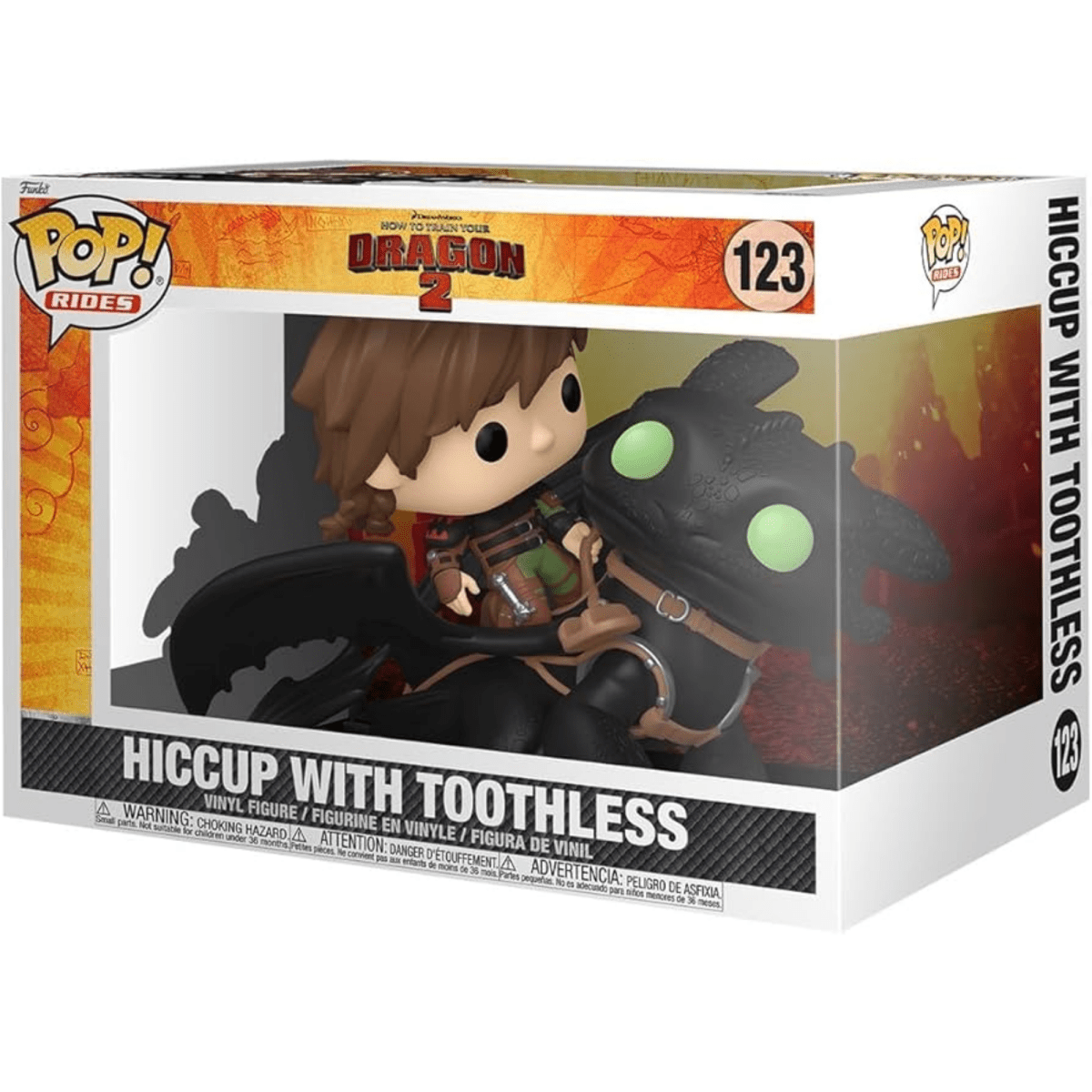 How To Train Your Dragon 2 - Hiccup with Toothless 123 - Funko Pop! Rides Vinyl Movies - Persona Toys