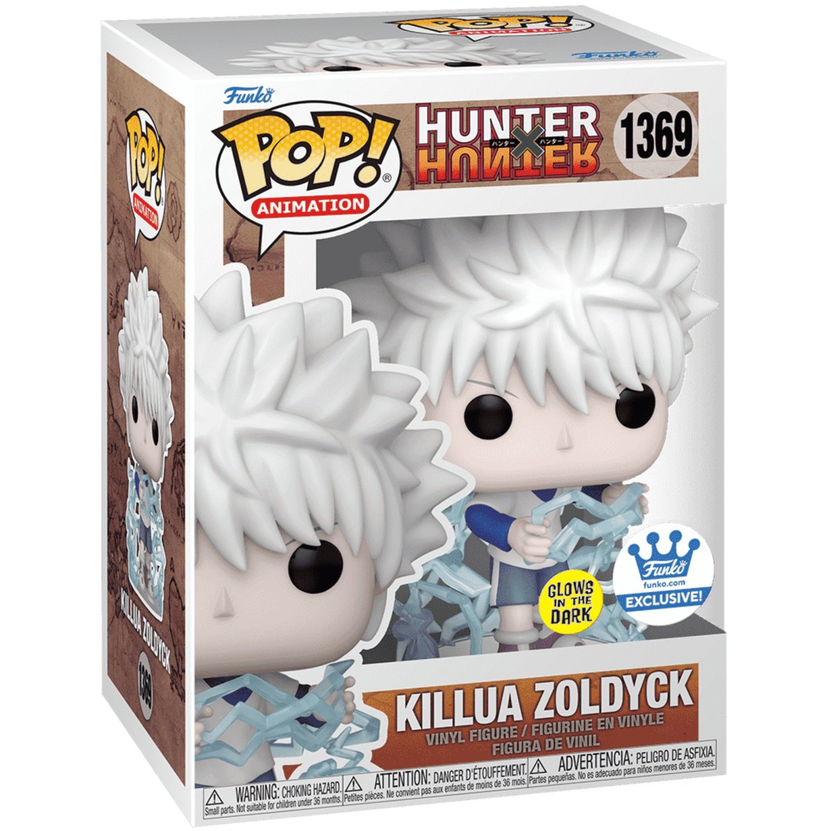 Hunter x Hunter - Killua Zoldyck (Glow Funko Shop Exclusive) #1369 - Funko Pop! Vinyl Anime - Persona Toys