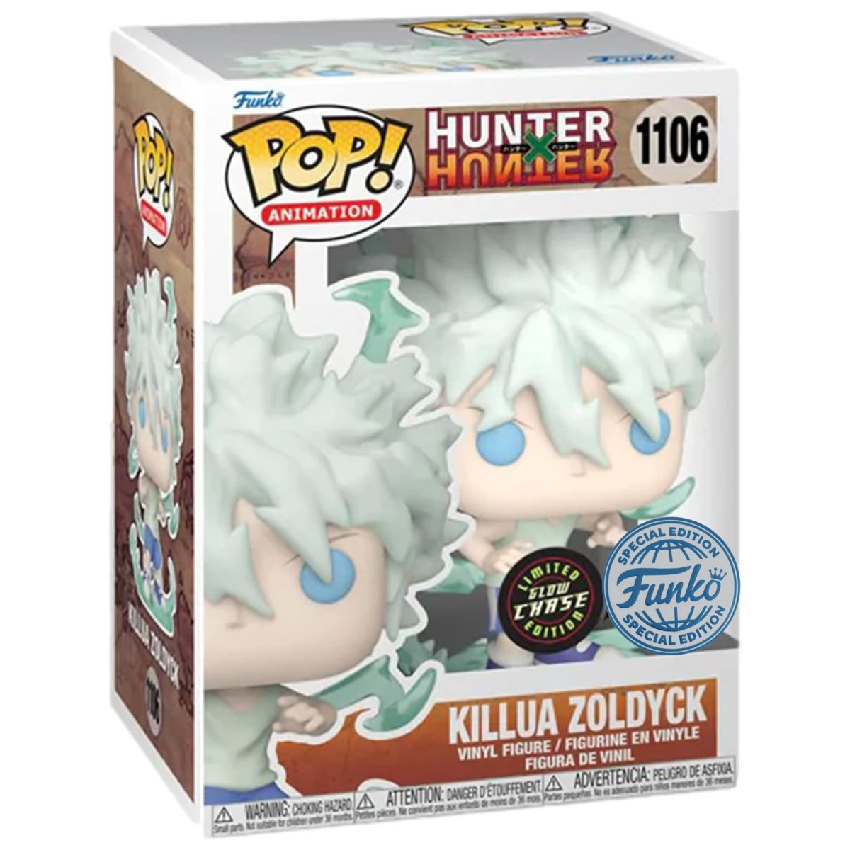 Hunter x Hunter - Killua Zoldyck [Godspeed] (Glow Chase) (Special Edition) #1106 - Funko Pop! Vinyl Anime - Persona Toys