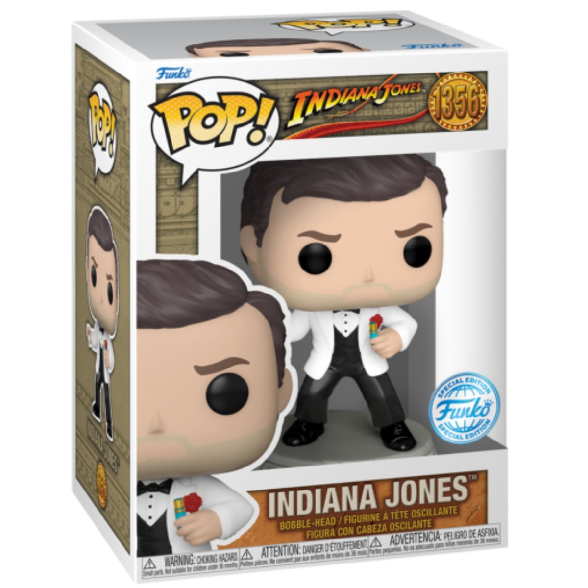 Indiana Jones - Indiana Jones [in Tuxedo] (Special Edition) #1356 - Funko Pop! Vinyl Movies - Persona Toys