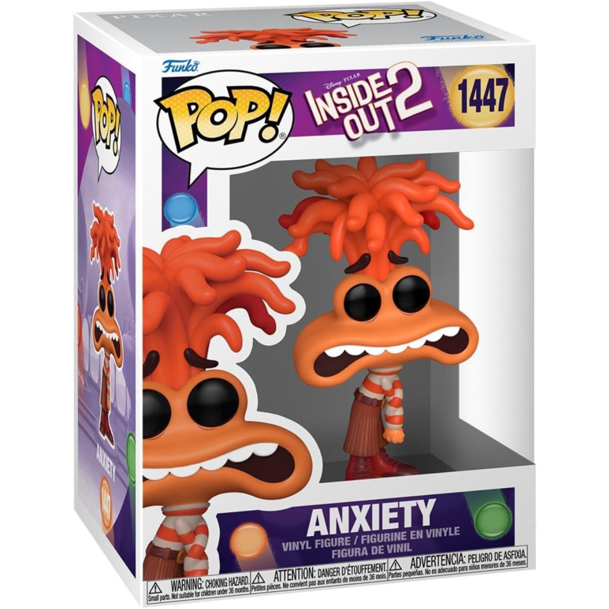 Inside Out 2 - Anxiety #1447 - Funko Pop! Vinyl Disney - Persona Toys