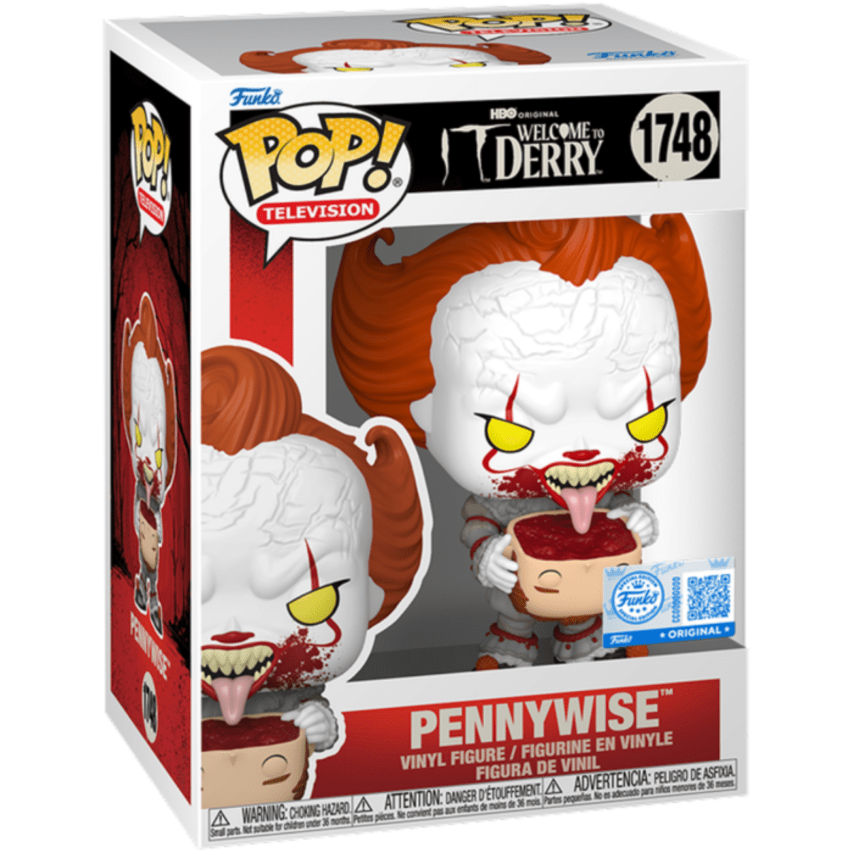 IT: Welcome to Derry - Pennywise [w/ Head] (Special Edition) 1748 - Funko Pop! Vinyl Television - Persona Toys