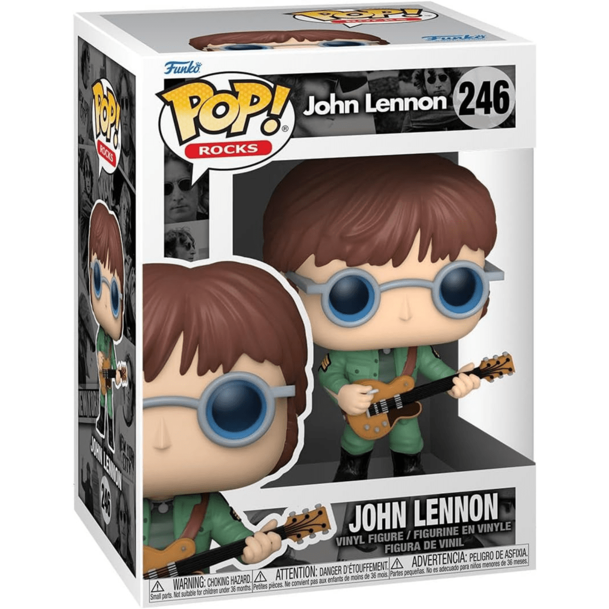 John Lennon - John Lennon [Military Jacket] #246 - Funko Pop! Vinyl Rocks - Persona Toys