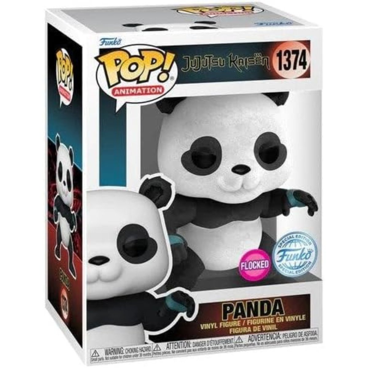 Jujutsu Kaisen - Panda (Flocked Special Edition) #1374 - Funko Pop! Vinyl Anime - Persona Toys