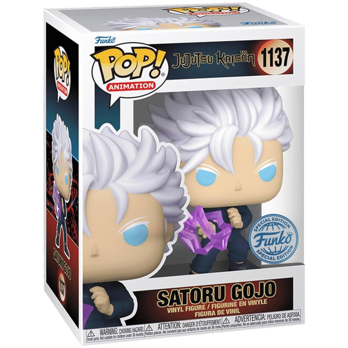 Jujutsu Kaisen - Satoru Gojo [Hollow Purple] (Special Edition) #1137 - Funko Pop! Vinyl Anime - Persona Toys