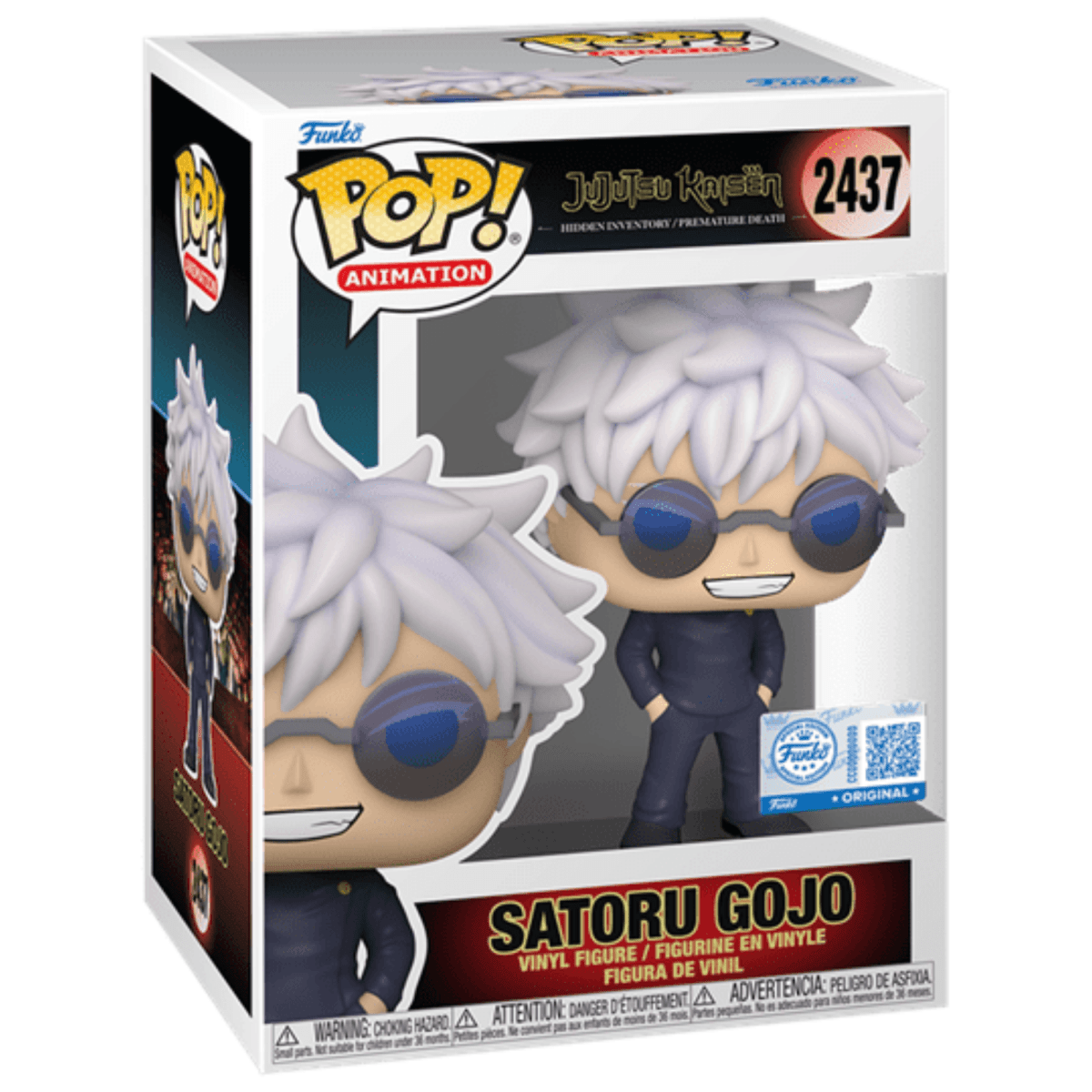 Jujutsu Kaisen - Satoru Gojo with Glasses (Special Edition) 2437 - Funko Pop! Vinyl Anime - Persona Toys