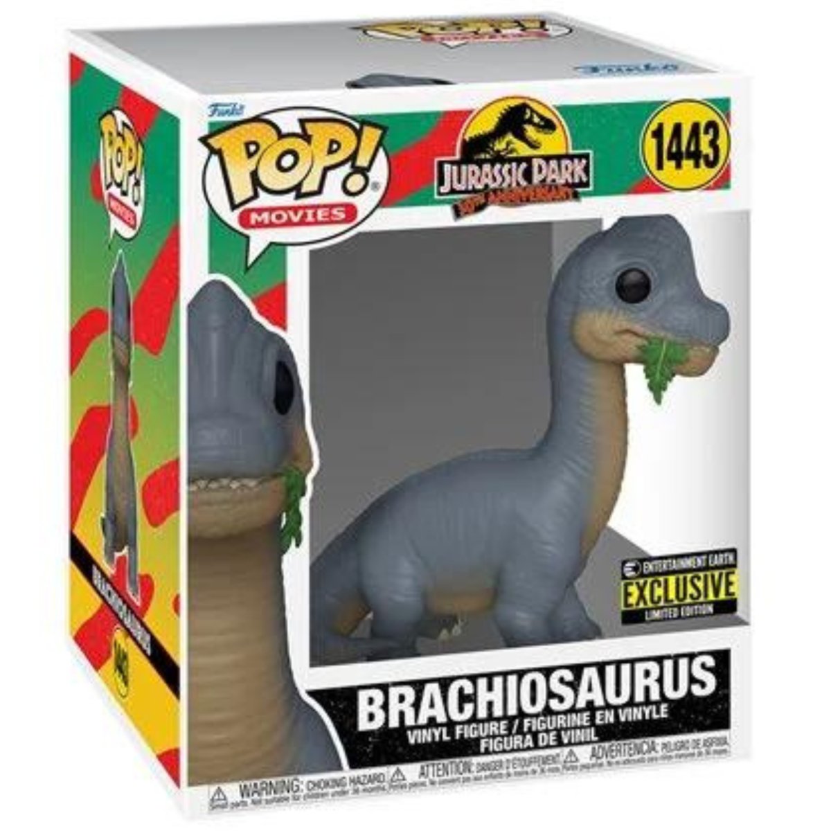 Jurassic Park / World - 6" Brachiosaurus (Entertainment Earth Exclusive) #1443 - Funko Pop! Vinyl Movies - Persona Toys