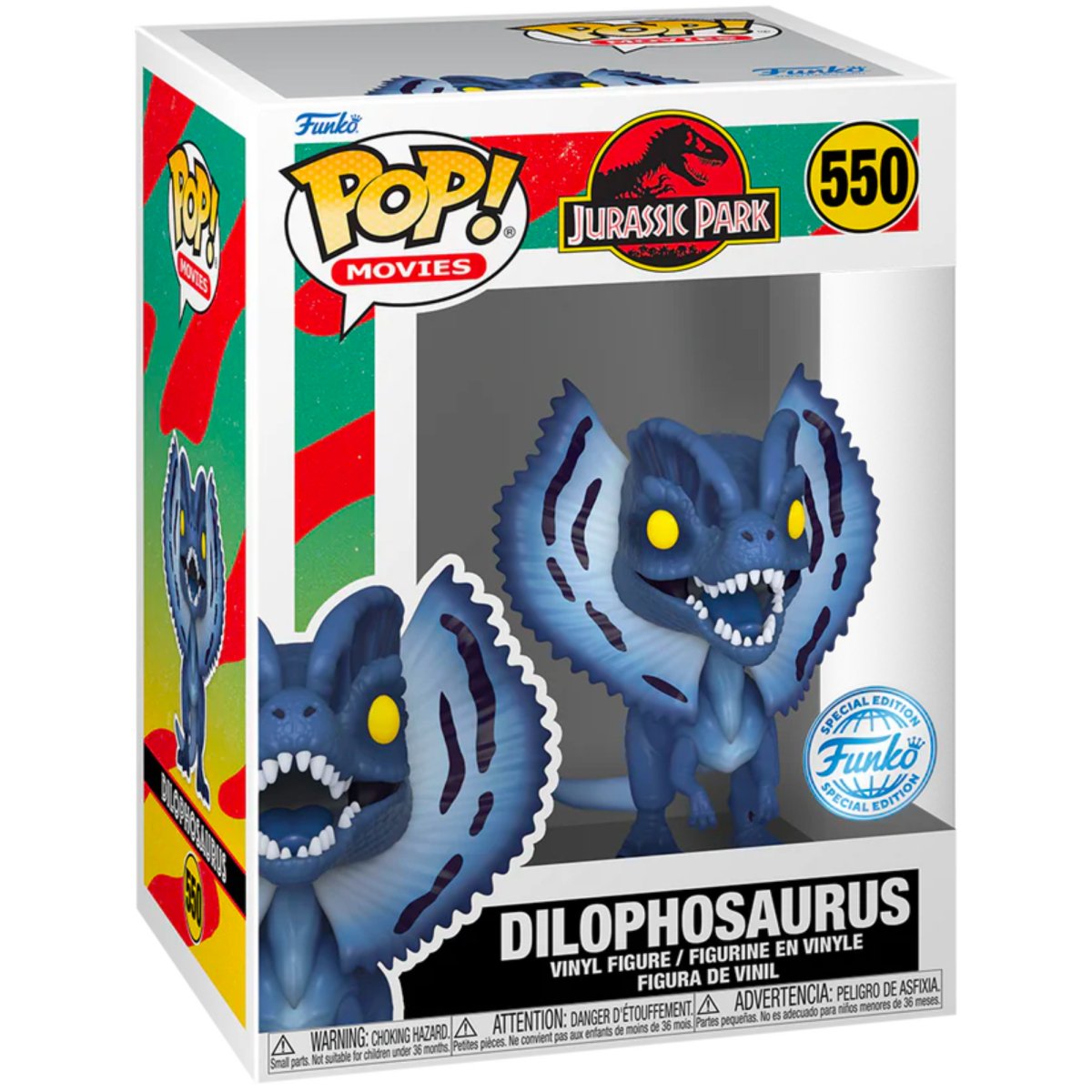 Jurassic Park / World - Dilophosaurus (Special Edition) #550 - Funko Pop! Vinyl Movies - Persona Toys