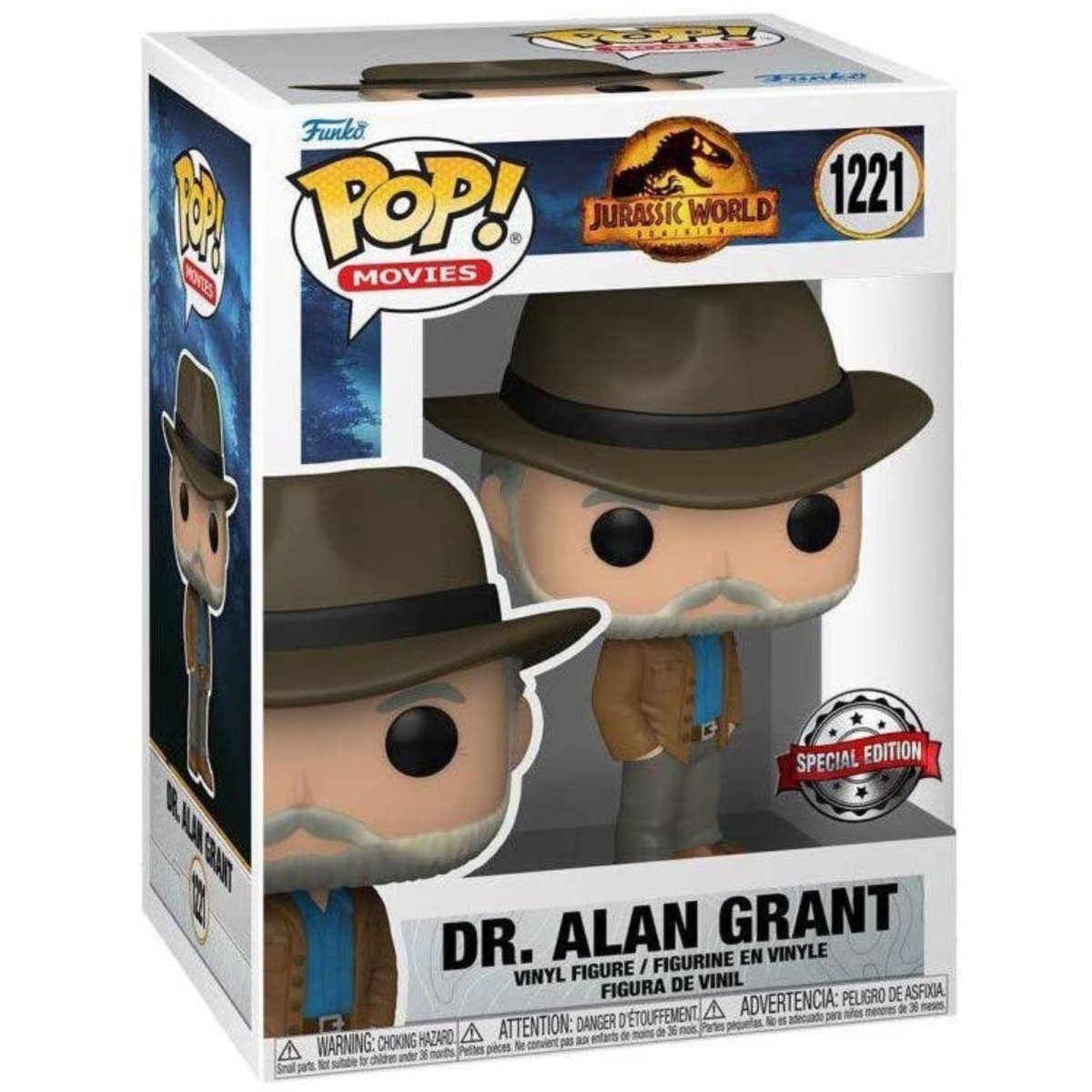 Jurassic Park / World - Dr. Alan Grant (Special Edition) #1221 - Funko Pop! Vinyl Movies - Persona Toys