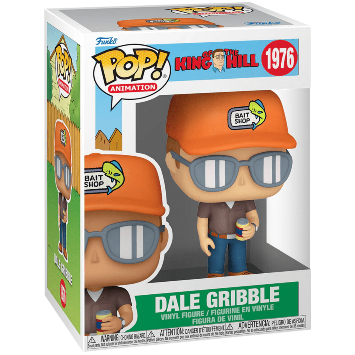 King of the Hill - Dale Gribble 1976 - Funko Pop! Vinyl Animation - Persona Toys
