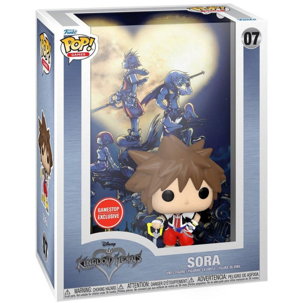 Kingdom Hearts - Sora (Gamestop Exclusive) #07 - Funko Pop! Vinyl Games Cover - Persona Toys