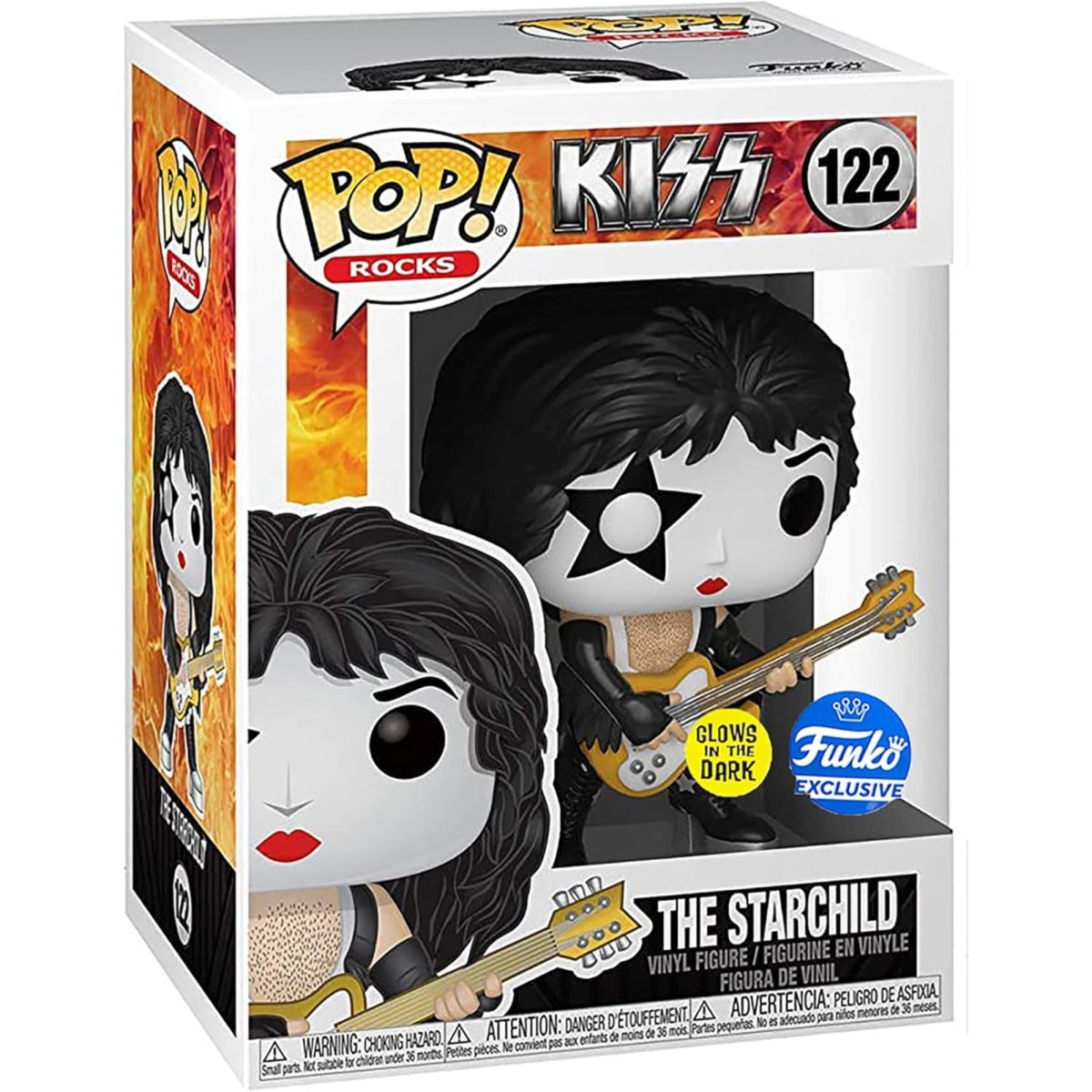 Kiss - The Starchild (Glow Funko Exclusive) #122 - Funko Pop! Vinyl Rocks - Persona Toys