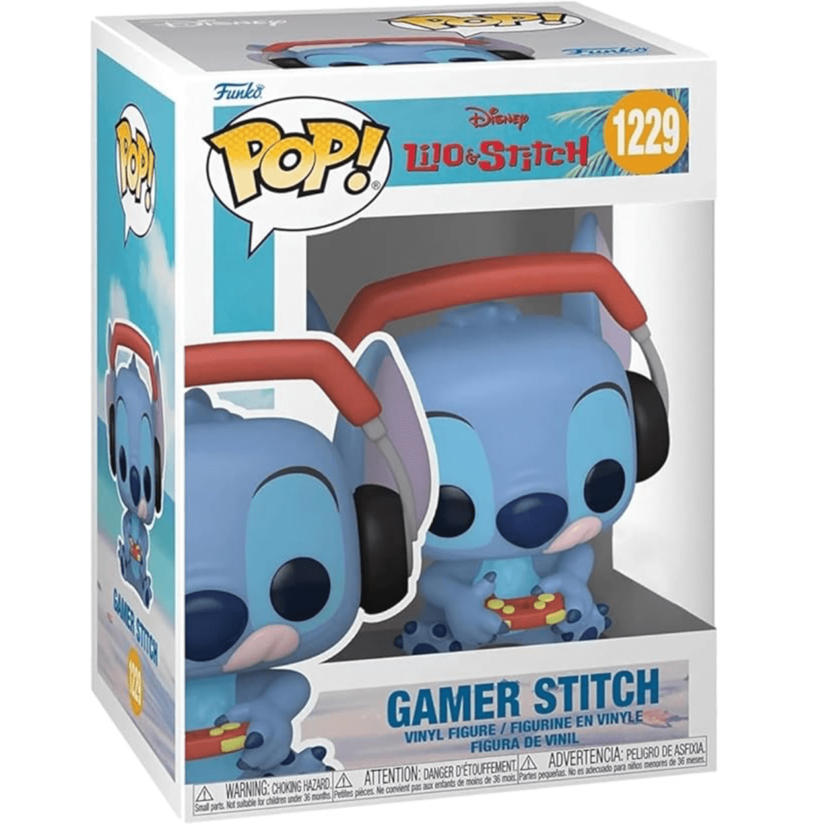 Lilo & Stitch - Gamer Stitch 1229 - Funko Pop! Vinyl Disney - Persona Toys