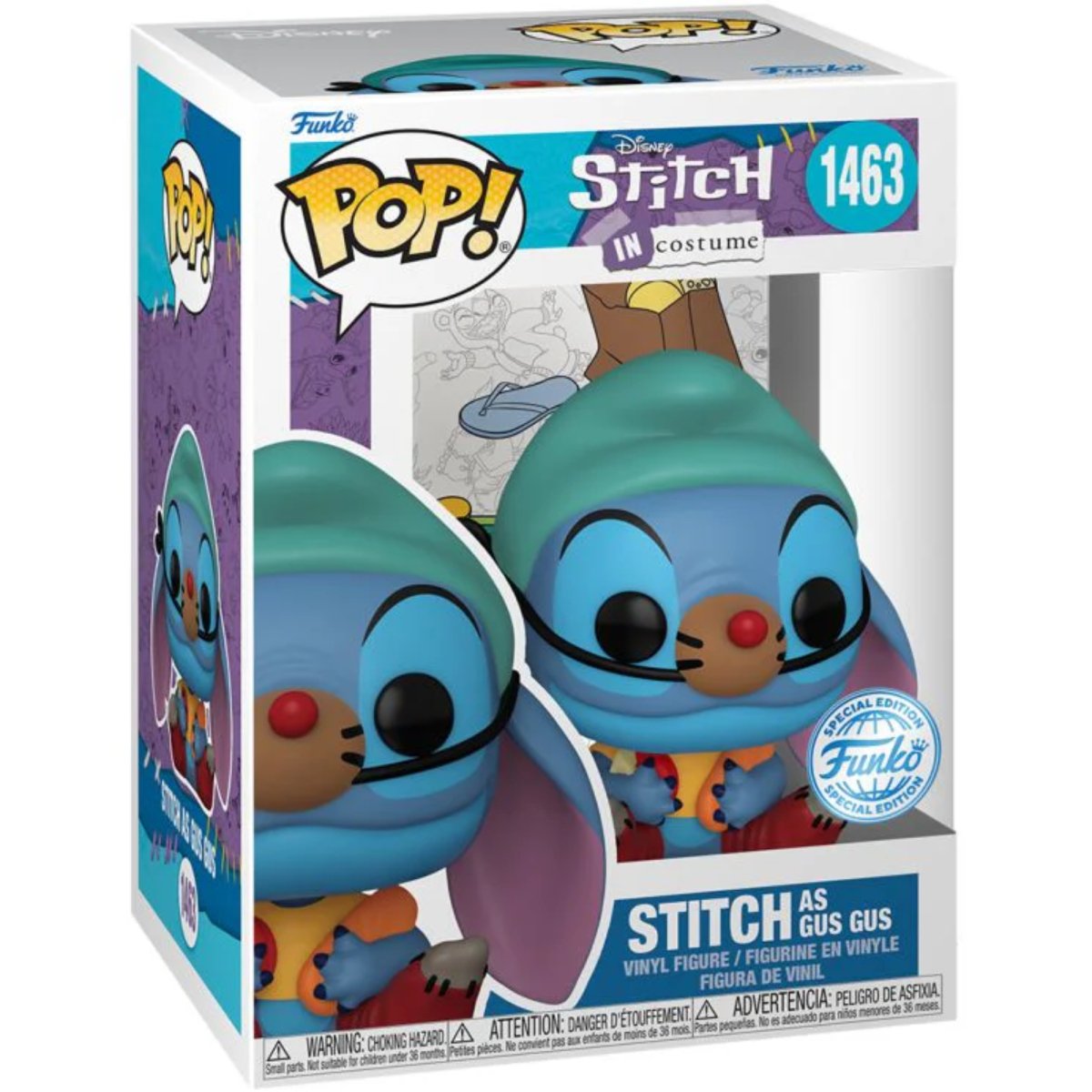 Lilo & Stitch - Stitch as Gus Gus (Special Edition) #1463 - Funko Pop! Vinyl Disney - Persona Toys