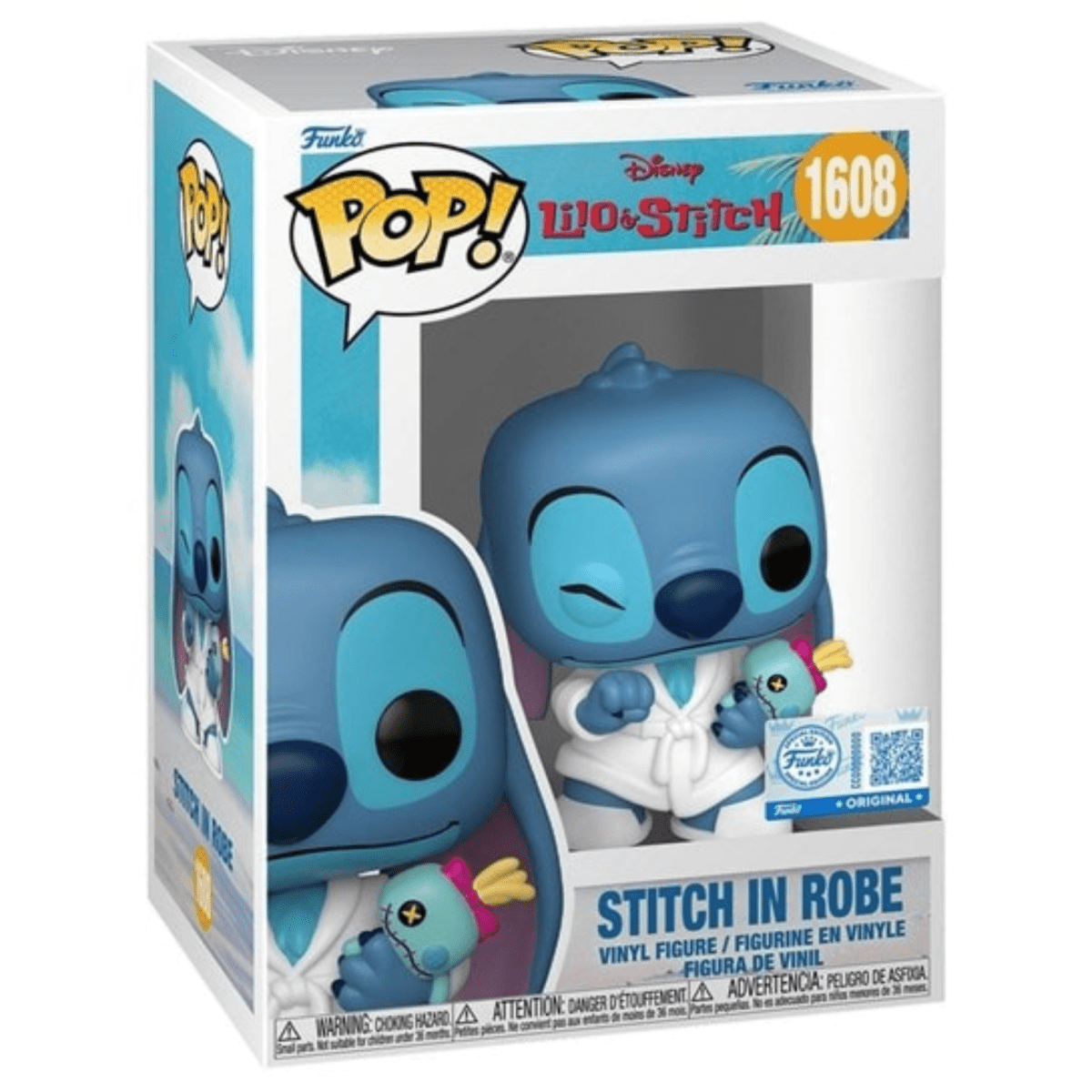 Lilo & Stitch - Stitch in Robe (Special Edition) 1608 - Funko Pop! Vinyl Disney - Persona Toys