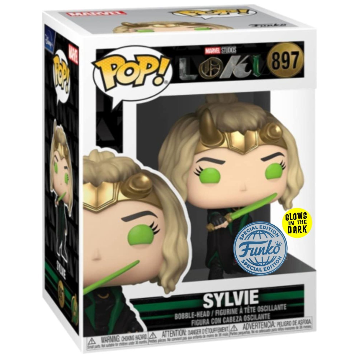 Loki - Sylvie (Glow Special Edition) #897 - Funko Pop! Vinyl Marvel - Persona Toys