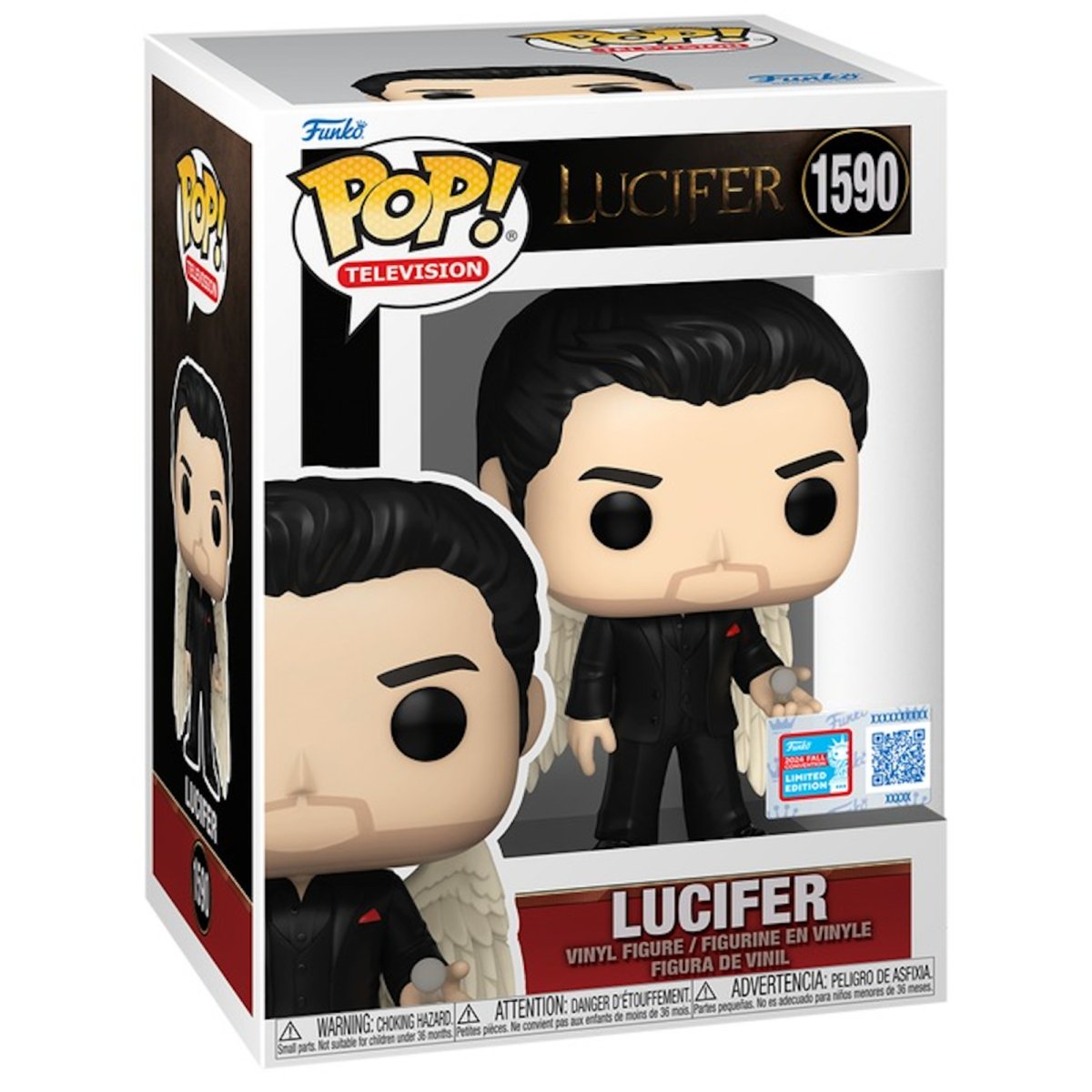 Lucifer - Lucifer with Angel Wings (2024 Fall Convention Limited Edition) #1590 - Funko Pop! Vinyl Television - Persona Toys