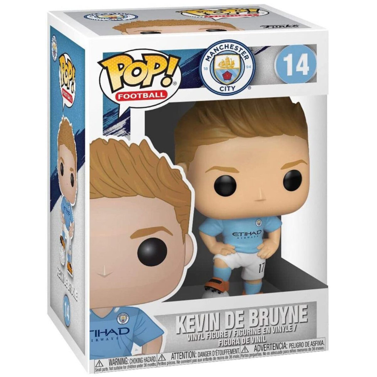 Manchester City Football Club - Kevin De Bruyne #14 - Funko Pop! Vinyl Icons - Persona Toys