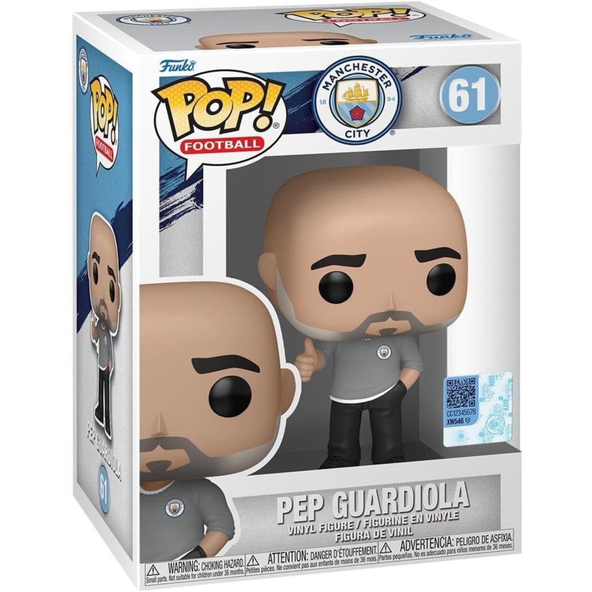 Manchester City Football Club - Pep Guardiola #61 - Funko Pop! Vinyl Icons - Persona Toys