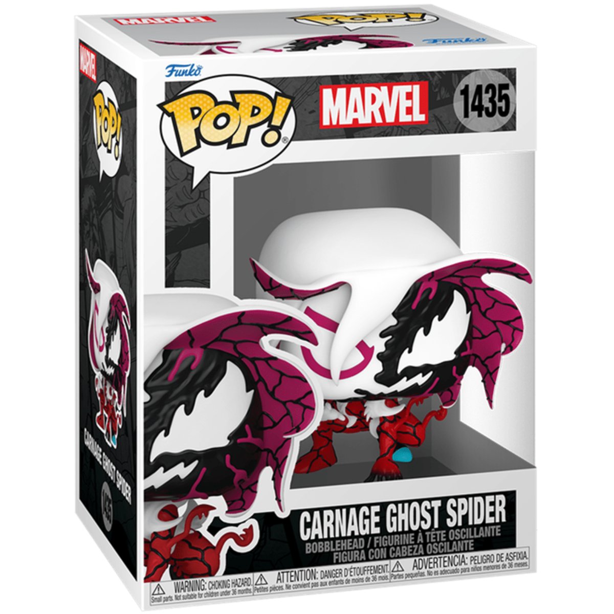 Marvel - Carnage Ghost Spider #1435 - Funko Pop! Vinyl Marvel - Persona Toys