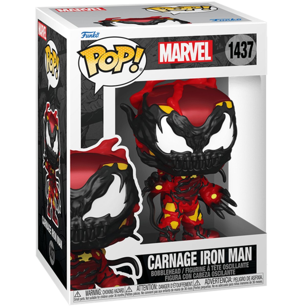 Marvel - Carnage Iron Man #1437 - Funko Pop! Vinyl Marvel - Persona Toys