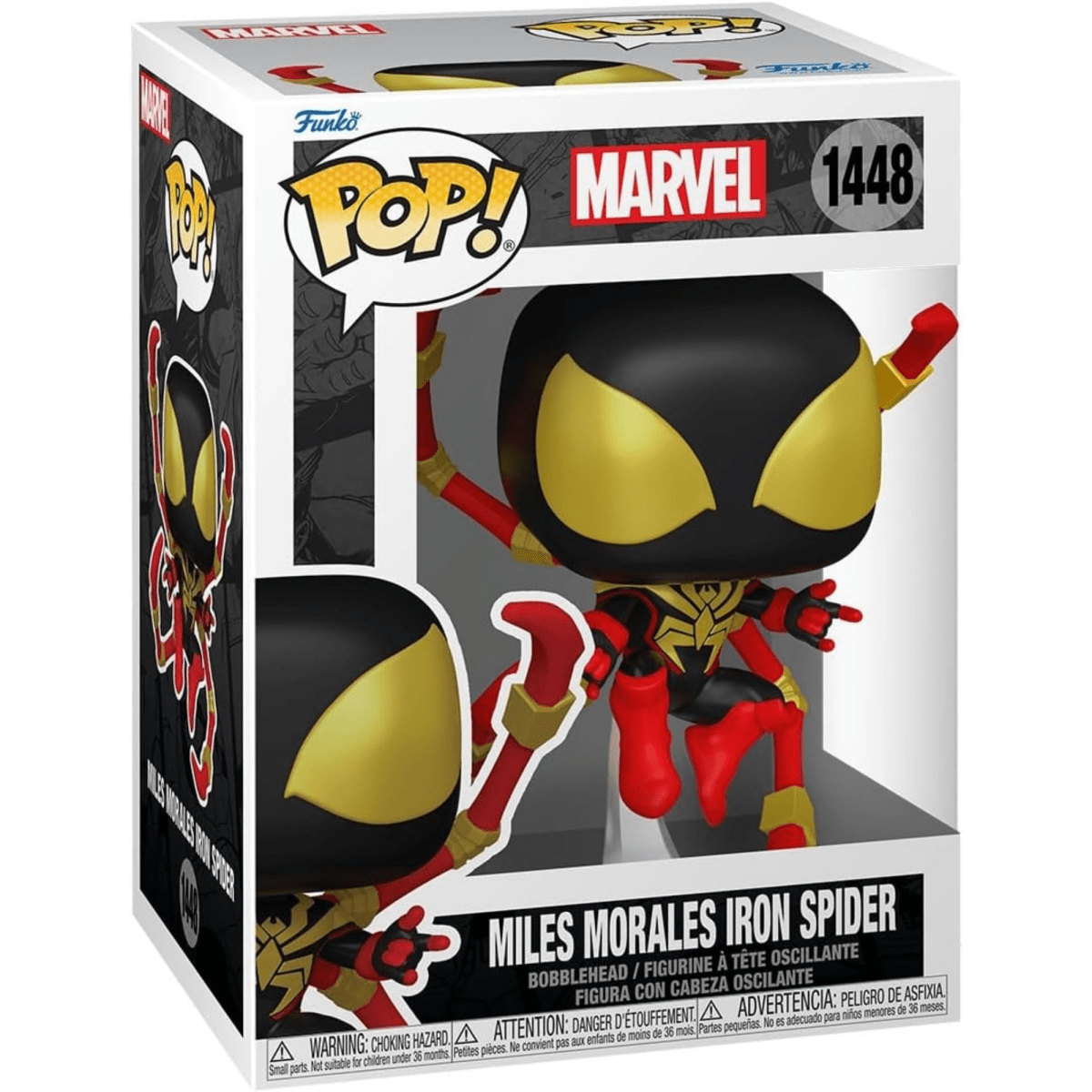 Marvel - Miles Morales Iron Spider #1448 - Funko Pop! Vinyl Marvel - Persona Toys