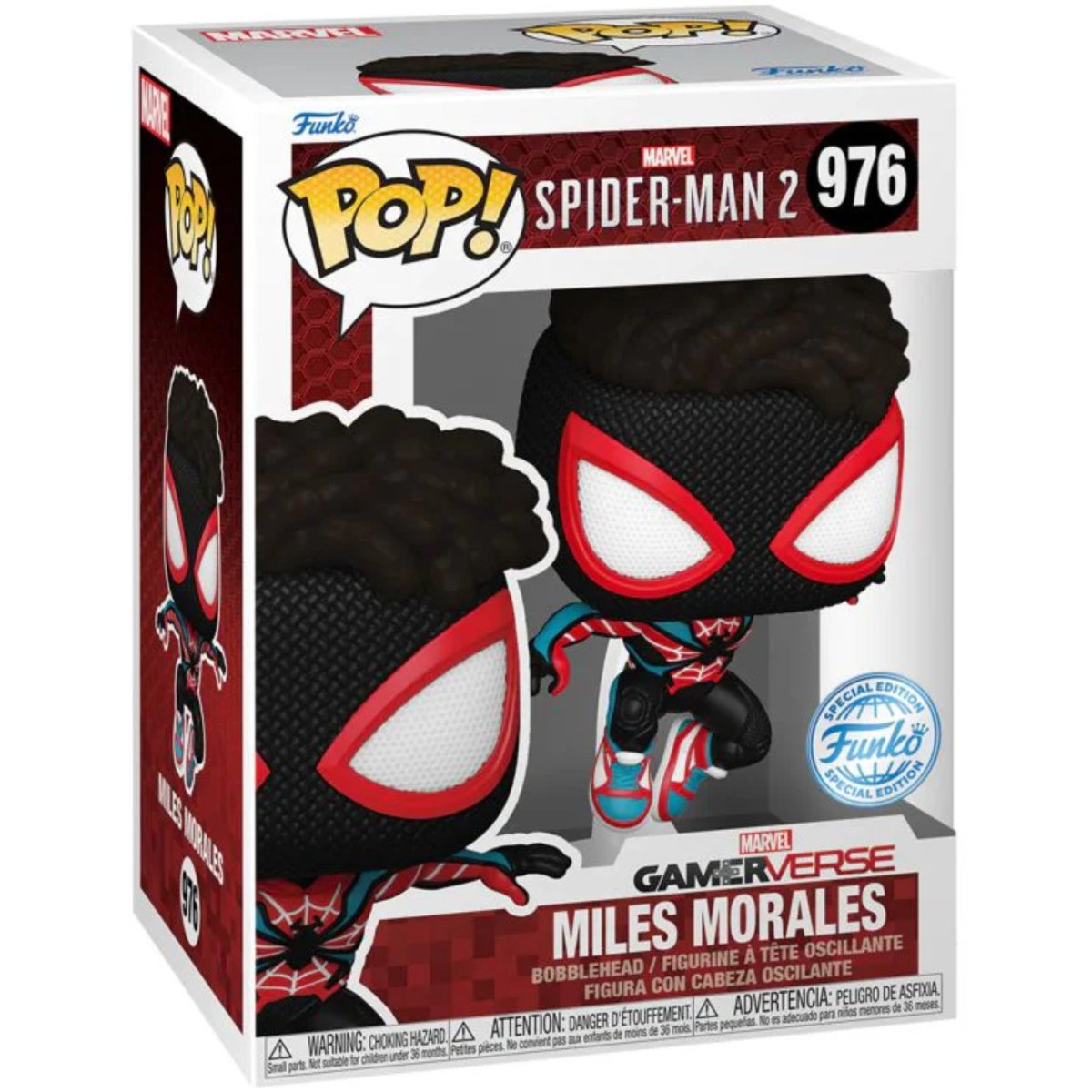 Marvel Spider - Man 2 - Miles Morales [Evolved Suit] (Special Edition) #976 - Funko Pop! Vinyl Marvel - Persona Toys