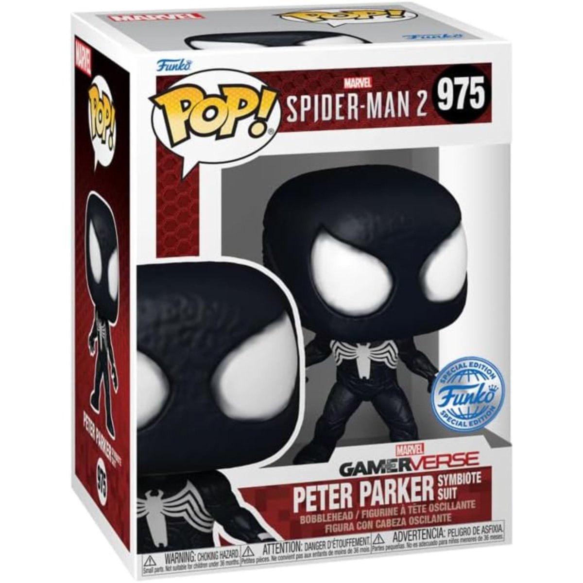 Marvel Spider - Man 2 - Peter Parker (Symbiote Suit) (Special Edition) #975 - Funko Pop! Vinyl Marvel - Persona Toys