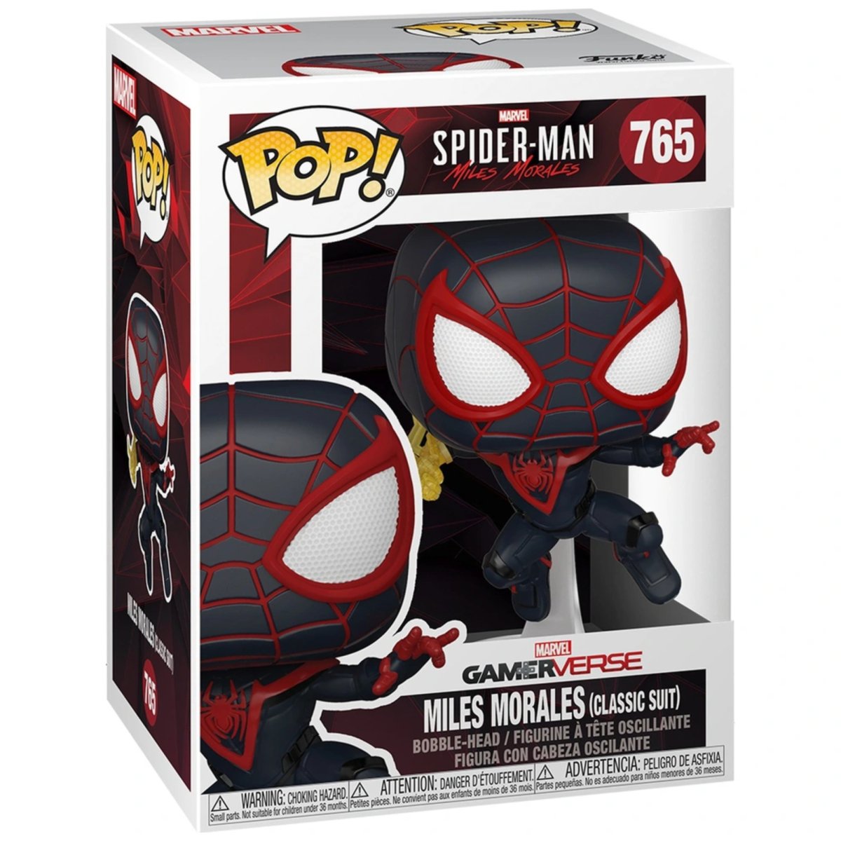 Marvel Spider - Man Miles Morales - Miles Morales (Classic Suit) #765 - Funko Pop! Vinyl Marvel - Persona Toys