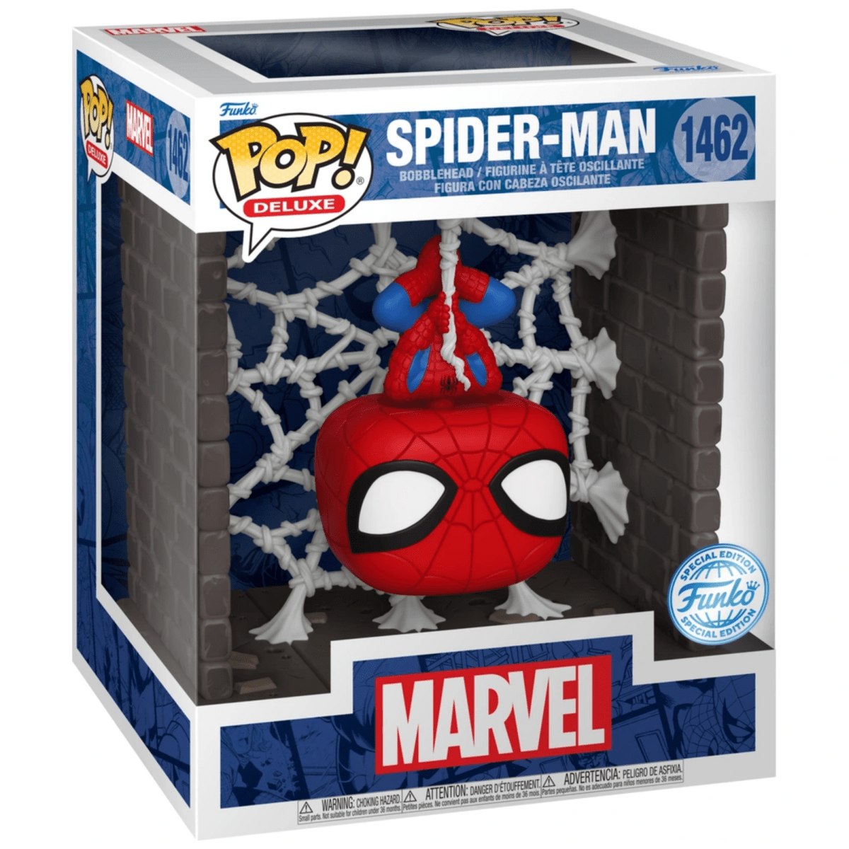 Marvel - Spider - Man (Webbed) (Special Edition) 1462 - Funko Pop! Deluxe Vinyl Marvel - Persona Toys
