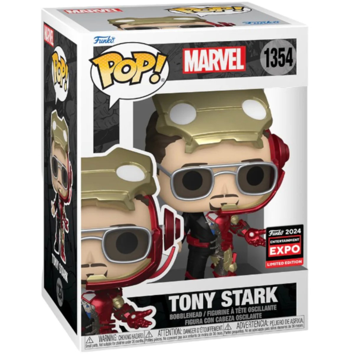 Marvel - Tony Stark (2024 Entertainment Expo Limited Edition) #1354 - Funko Pop! Vinyl Marvel - Persona Toys