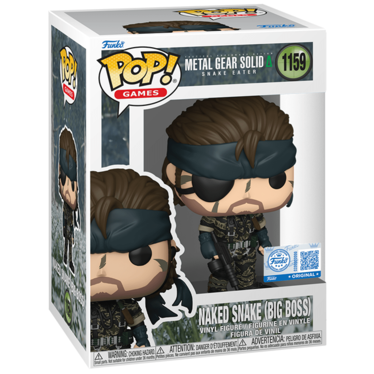 Metal Gear Solid Snake Eater MGS - Naked Snake (Big Boss) (Special Edition) 1159 - Funko Pop! Vinyl Games - Persona Toys