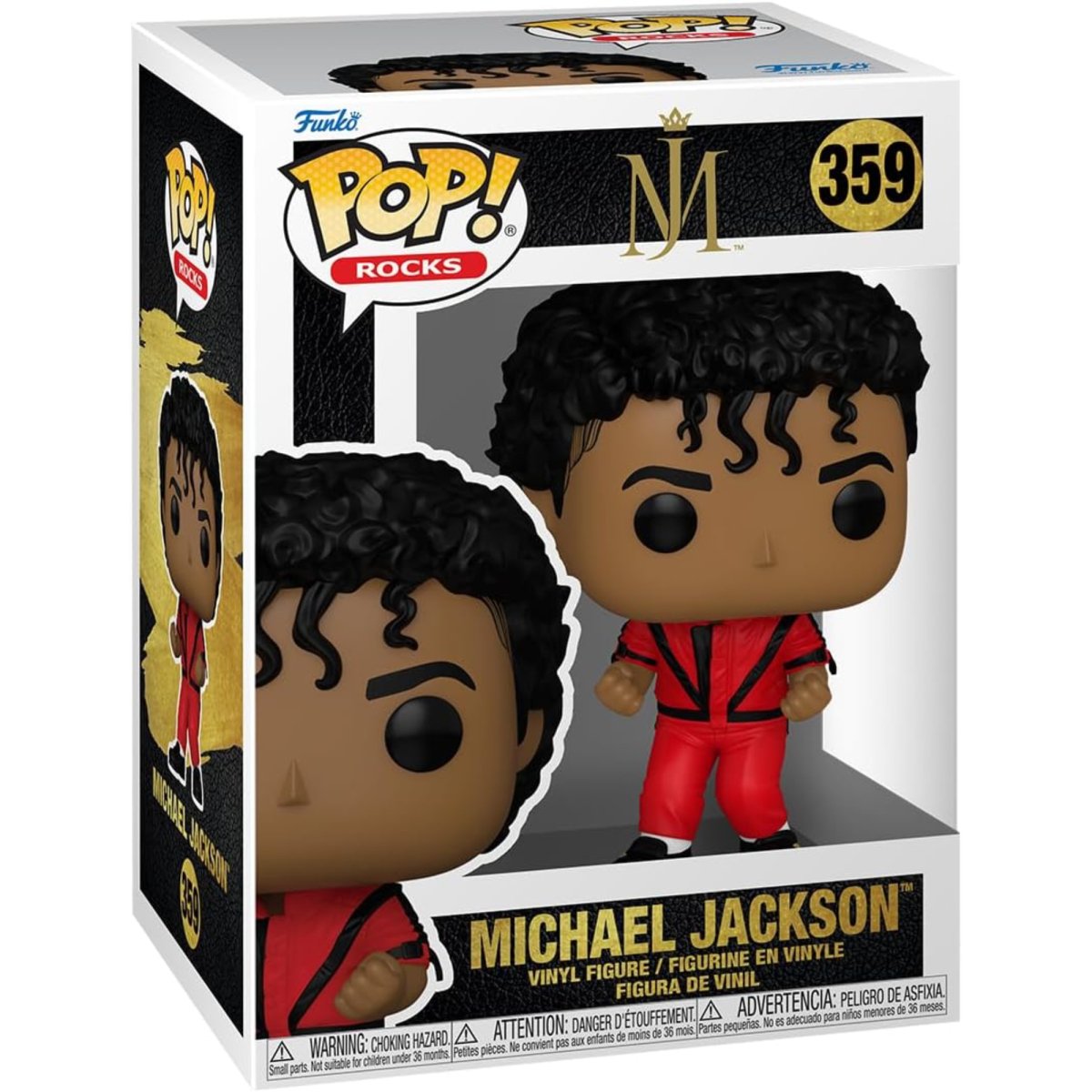 Michael Jackson - Michael Jackson [Thriller] #359 - Funko Pop! Vinyl Rocks - Persona Toys