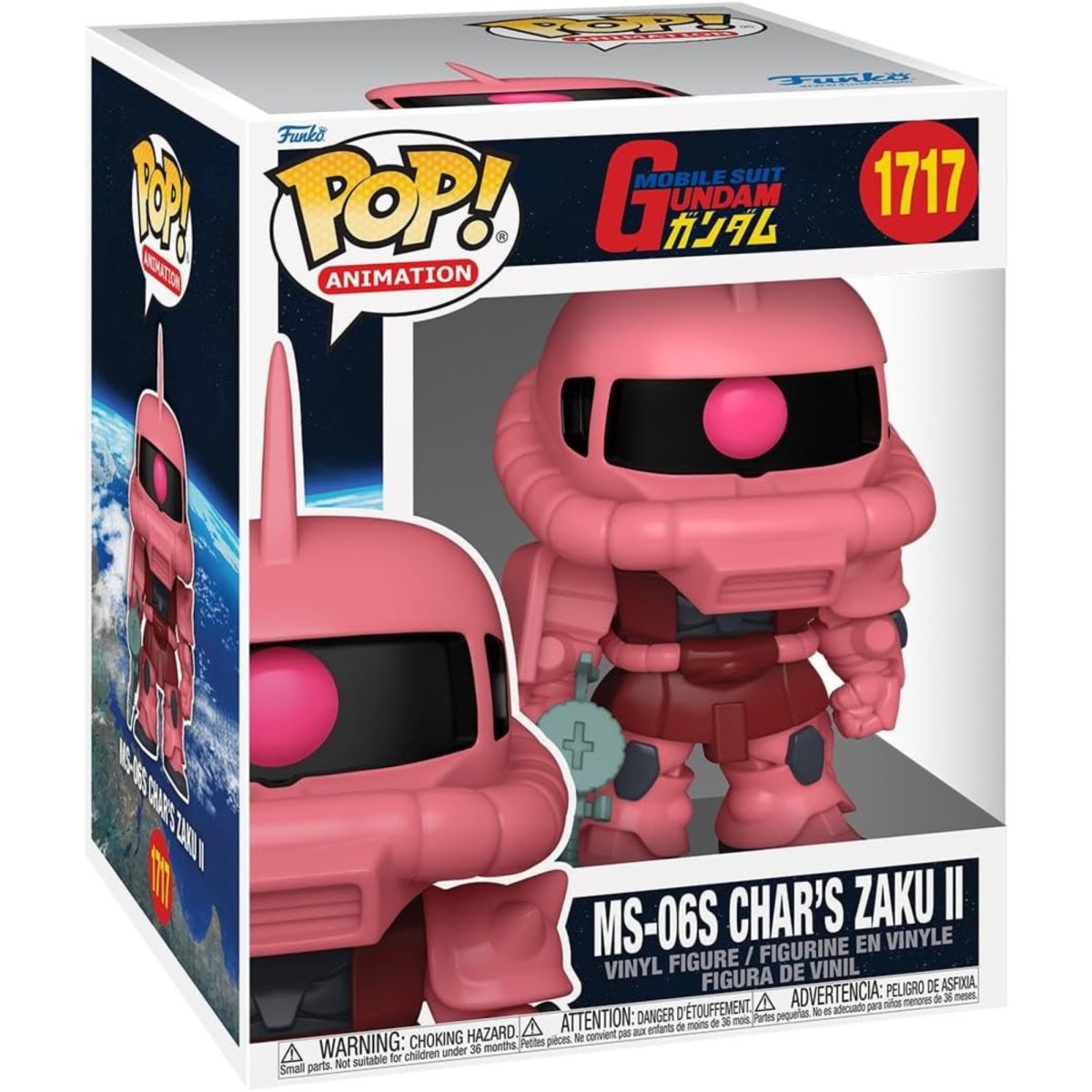 Mobile Suit Gundam - 6" MS - 06S Char's Zaku II #1717 - Funko Pop! Vinyl Anime - Persona Toys