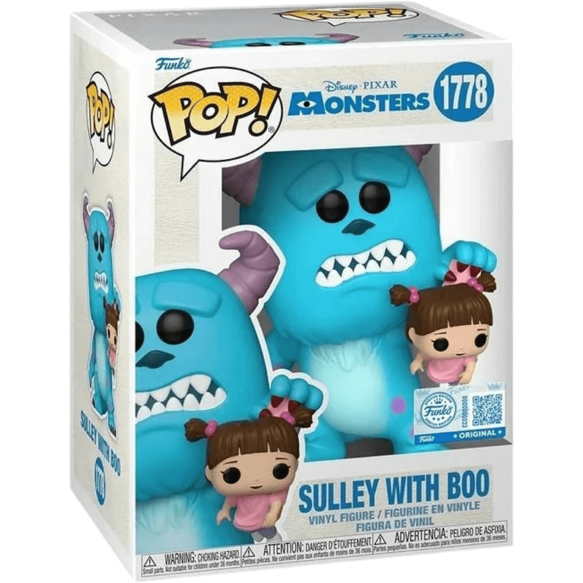 Monsters Inc. - Sulley with Boo (Special Edition) #1778 - Funko Pop! Vinyl Disney - Persona Toys
