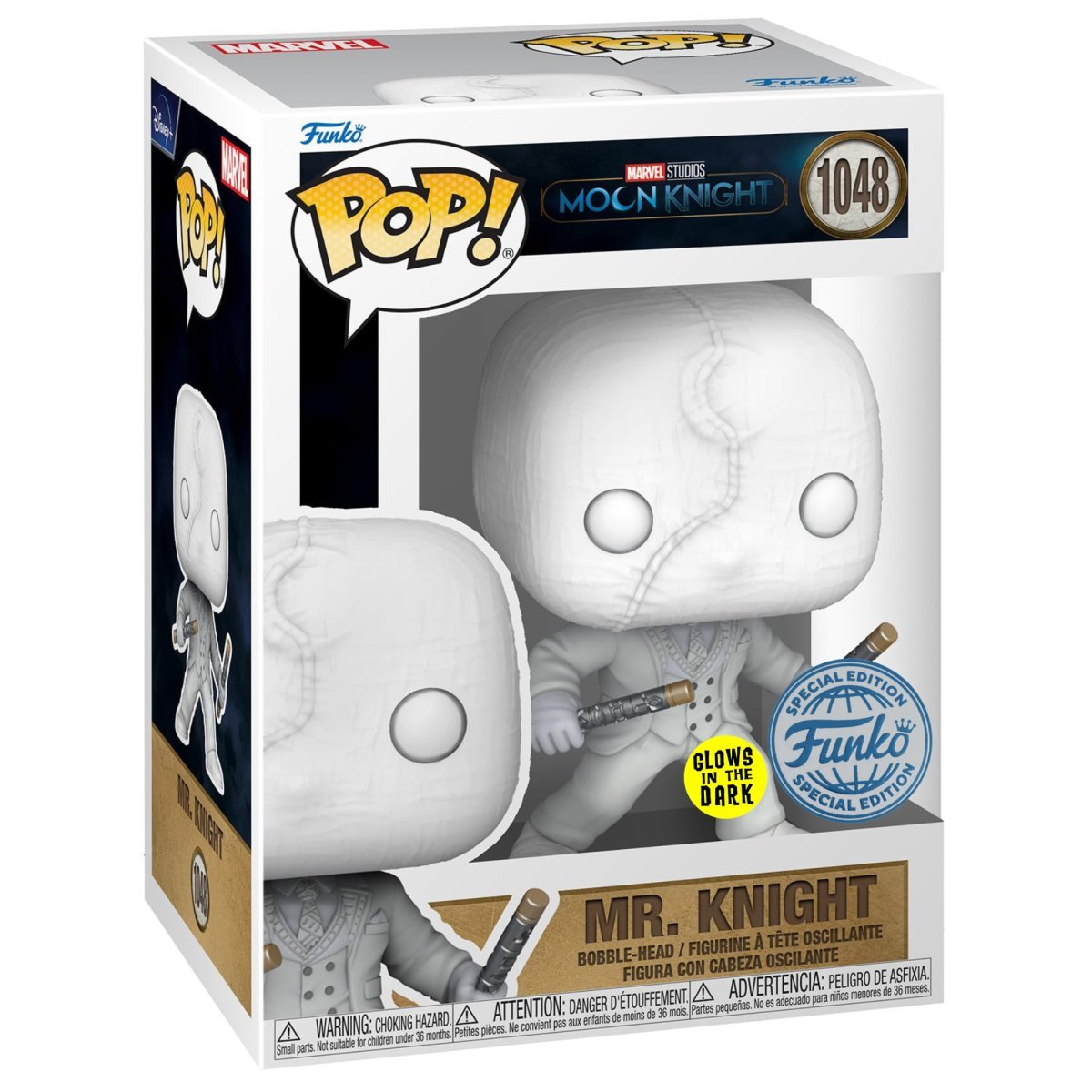 Moon Knight - Mr Knight (Glow Special Edition) #1048 - Funko Pop! Vinyl Marvel - Persona Toys