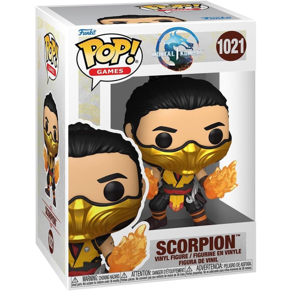 Mortal Kombat 1 - Scorpion #1021 - Funko Pop! Vinyl Games - Persona Toys