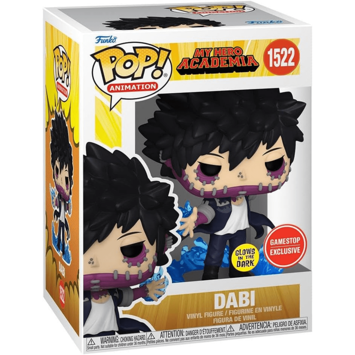 My Hero Academia - Dabi (Glow Gamestop Exclusive) #1522 - Funko Pop! Vinyl Anime - Persona Toys