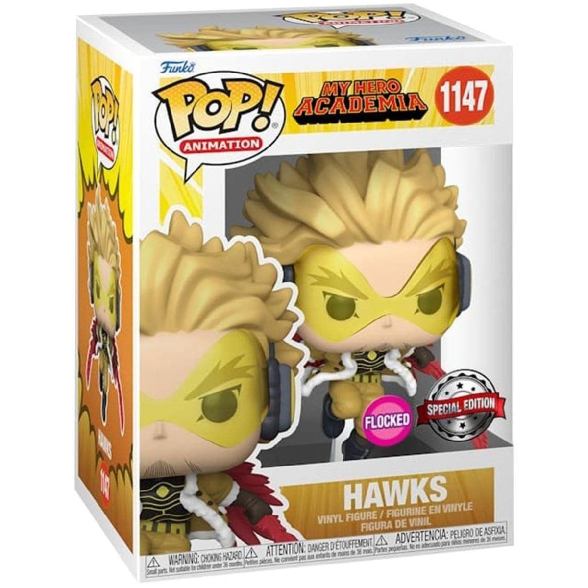 My Hero Academia - Hawks (Flocked Special Edition) #1147 - Funko Pop! Vinyl Anime - Persona Toys