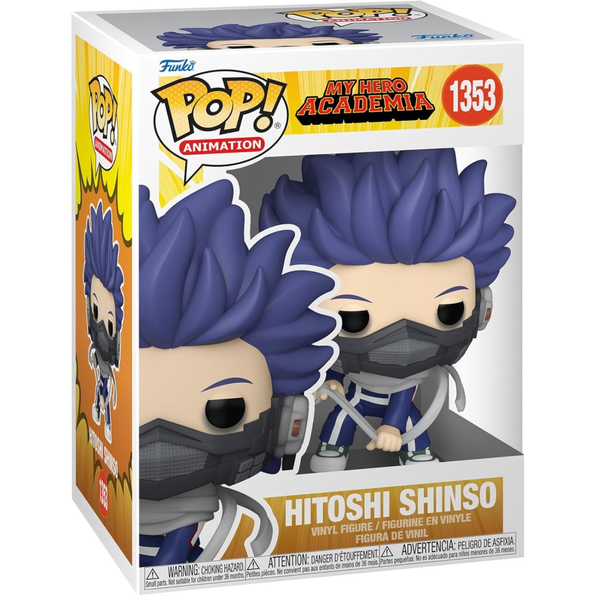 My Hero Academia - Hitoshi Shinso #1353 - Funko Pop! Vinyl Anime - Persona Toys