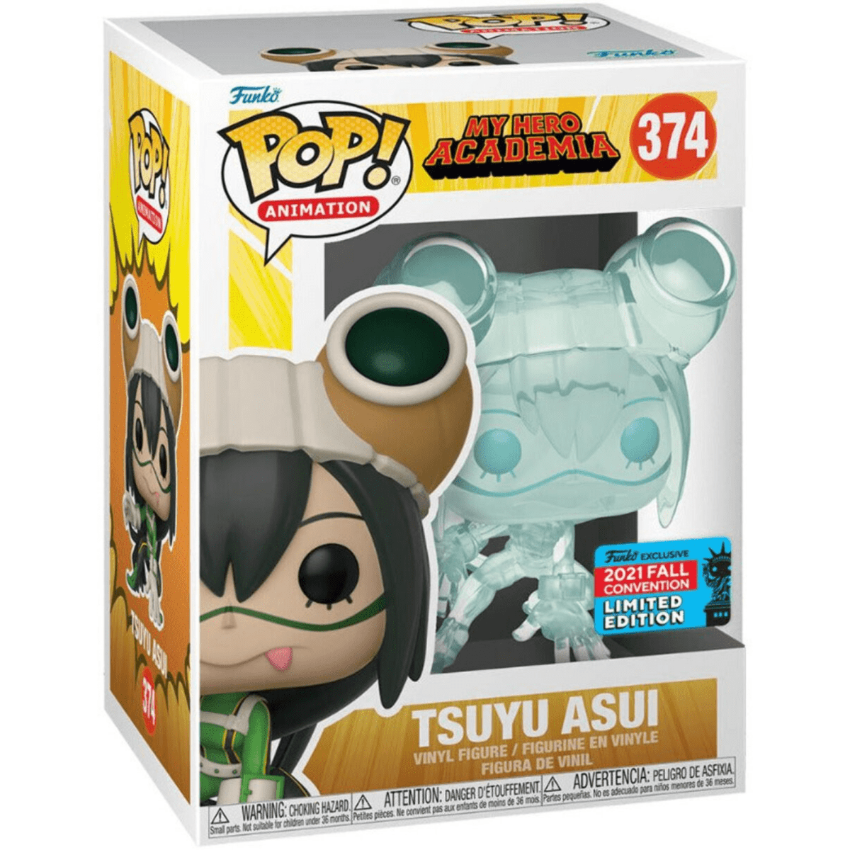 My Hero Academia - Tsuyu Asui [Translucent] (2021 Fall Convention Limited Edition) 374 - Funko Pop! Vinyl Anime - Persona Toys