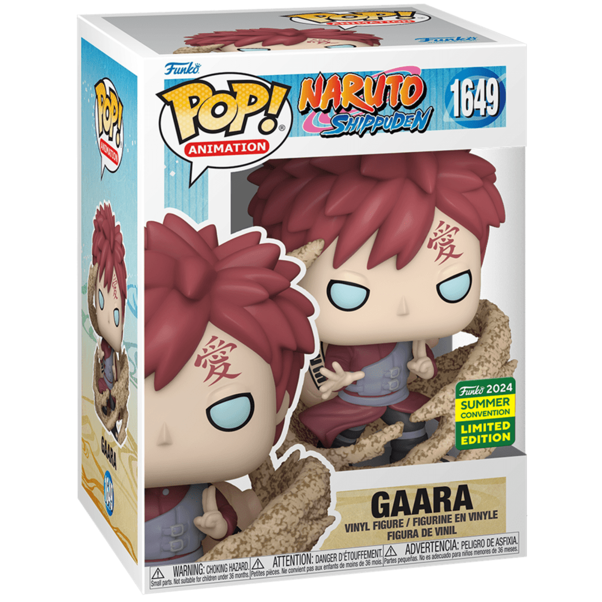 Naruto Shippuden - Gaara (2024 Summer Convention Limited Edition) #1649 - Funko Pop! Vinyl Anime - Persona Toys