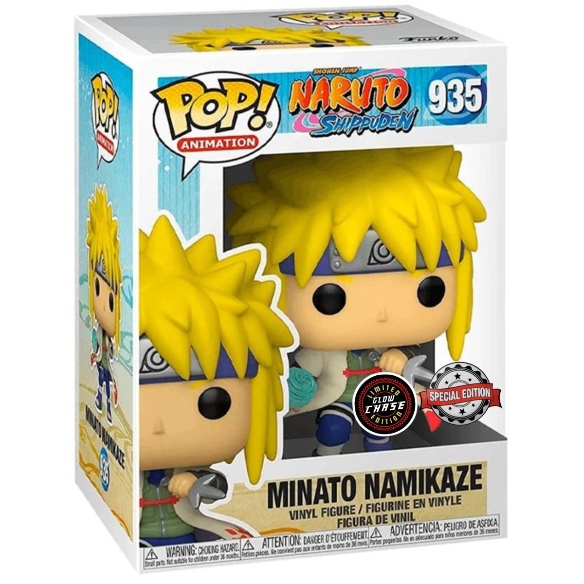 Naruto Shippuden - Minato Namikaze [Rasengan] (Glow Chase) (Special Edition) #935 - Funko Pop! Vinyl Anime - Persona Toys